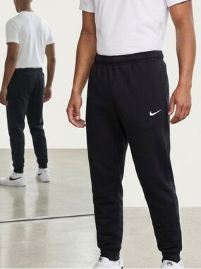 Nike Sportswear Club Fleece Jogger Pants Black Small (826431-010)
